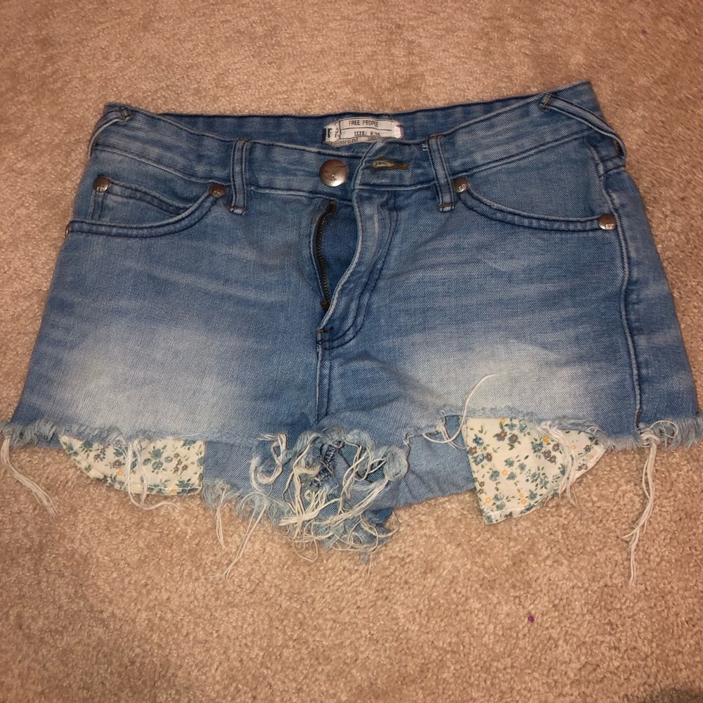 Free people Jean shorts